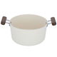 Tornado Ceramic Pot, 24 cm, Wooden Handle - Beige product image 2