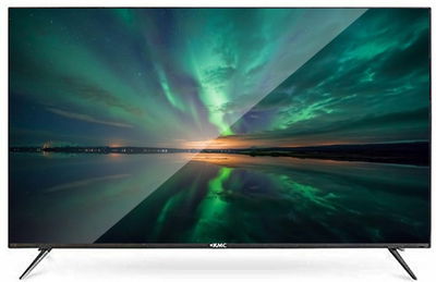تلفزيون بدون اطار LED سمارت كيه ام سي، 55 بوصة، 4K UHD، ريسيفر مدمج، اندرويد 13، 2 ريموت، KMC55US24 - اسود product image 1