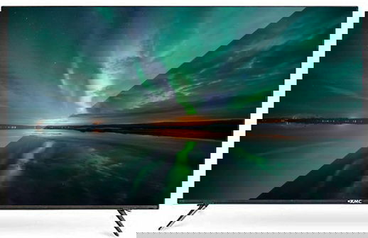 KMC KMC55US24 Frameless LED Smart TV, 55 inch, 4K UHD, Built-in Receiver, Android 13, 2 Remote - Black product image 1