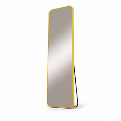 مراية ستاند زجاج، 170×50 سم، ستاند معدن - ذهبي product image 2