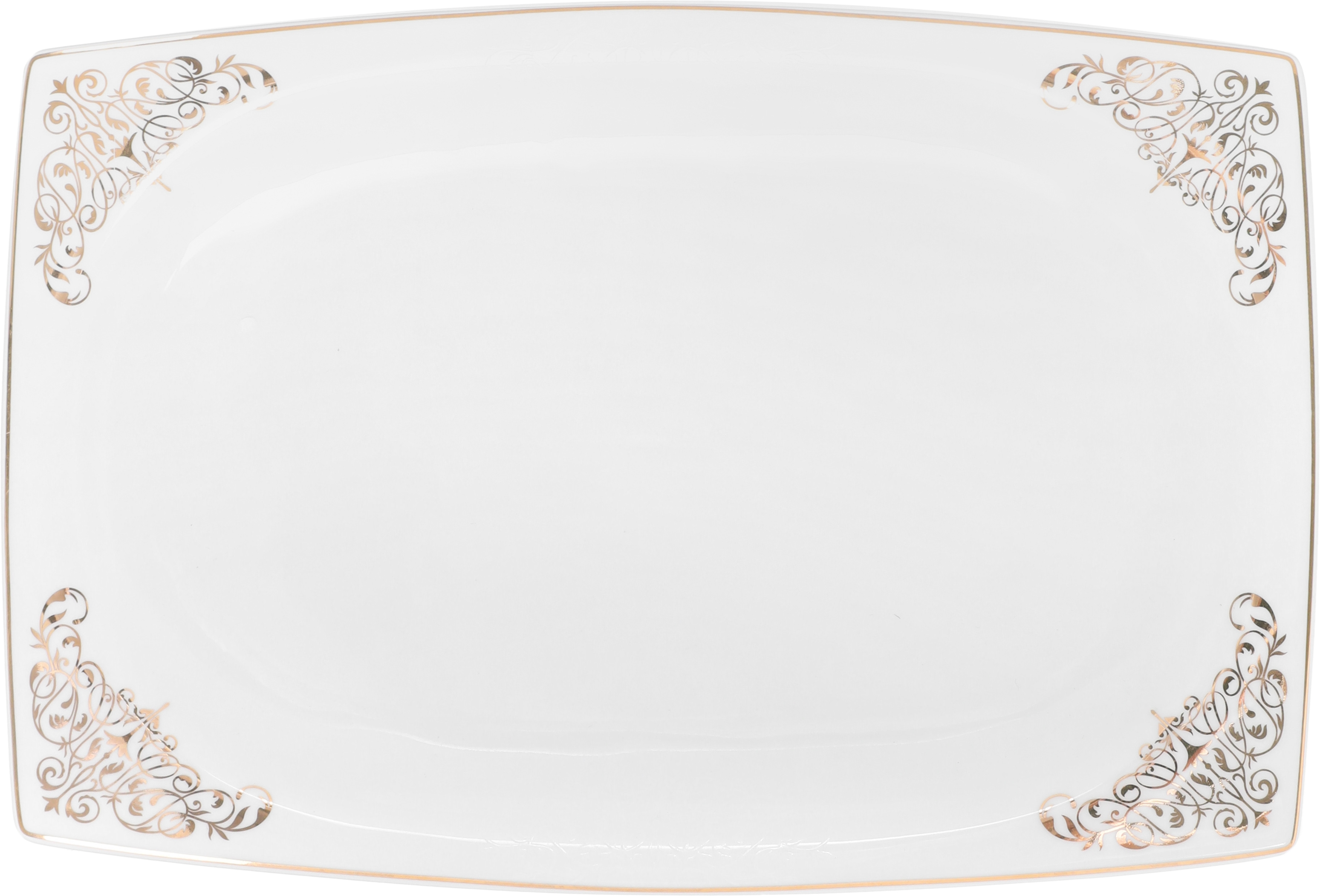 طقم سفرة بورسلان دانيا، 77 قطعة - ابيض ذهبي product image 12