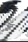 ترمس شاها، 1 لتر، خامة داخلية استيل، هيكل خارجي استيل، ضغاط - فضي اسود product image 2