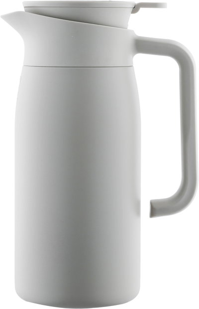 RanaAl Saif Gallery Thermos, 1.5L, Stainless Steel Inner Carrier, Stainless Steel Outer Body, Touch Screen - Light Grey product image 2