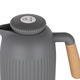 Timeless Jayda Thermos, 1 liter, wooden handle, thermal glass inner shell, plastic outer shell - dark gray product image 3