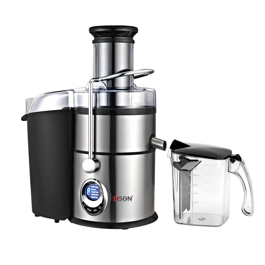 عصارة فواكه مع جيك استيل إديسون، 800 واط، 1/ 2.2 لتر، 2 سرعات، GS518 - فضي product image