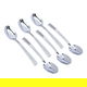 طقم ملاعق حلا استيل السيف غاليري، 6 قطع - فضي product image 1