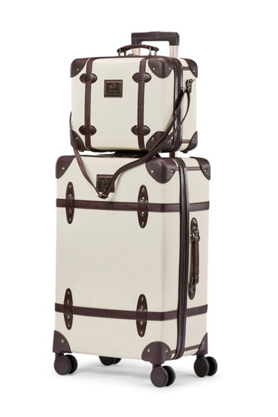 Limra LMA-7052 Artificial Leather Luggage Set, 4 Sizes, 4 Wheels, 360 Degree Rotating - Beige Brown product image 3