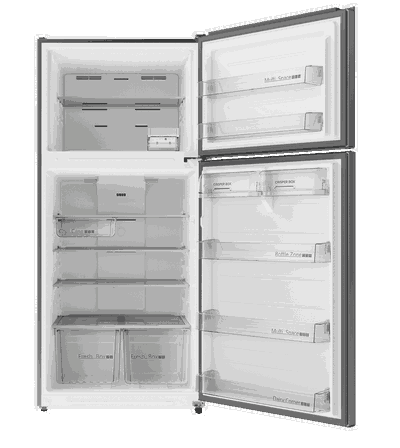 ثلاجة ميديا، 651 لتر، انفرتر، فريزر علوي، MDRT866FGF46 - فضي product image 5