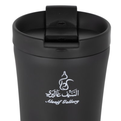 كوب حافظ للحرارة تايملس استاينلس استيل السيف غاليري، 450 مل - أسود product image 3