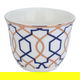 طقم فناجين قهوة عربية بورسلان، منقوش أزرق، 12 قطعة - أبيض product image 1
