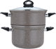 قدر طبخ جرانيت السيف غاليري، 28 سم، غطاء زجاج - رمادي product image 3