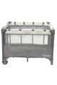 سرير اطفال فان مومنت، 100×70 سم، قابل الطي - رمادي product image 4