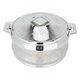 Al saif Gallery Steel Food Container, 3500 ml, Gold-Embossed - Silver product image 1