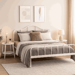سرير حديد دبل، 100×180×200 سم - ابيض product image