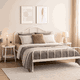 سرير حديد دبل، 100×180×200 سم - ابيض product image 1