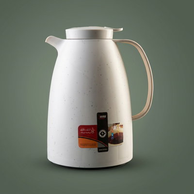 ترمس ليما، 2 لتر، حافظة داخلية زجاج، ضغاط - لؤلؤي product image 1