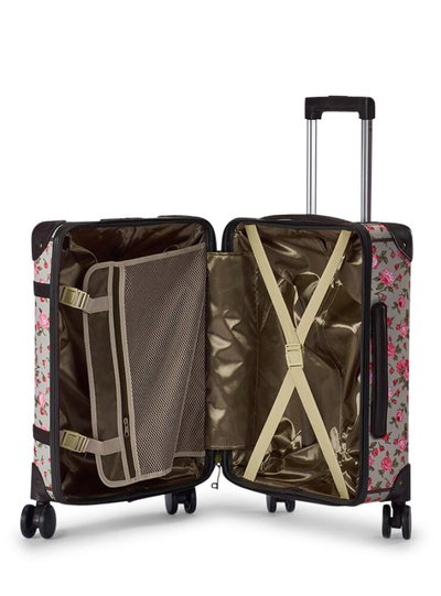 حقيبة سفر جلد صناعي ليمرا، 20 انش، 4 عجلات، GL-9920 - زهري product image 3