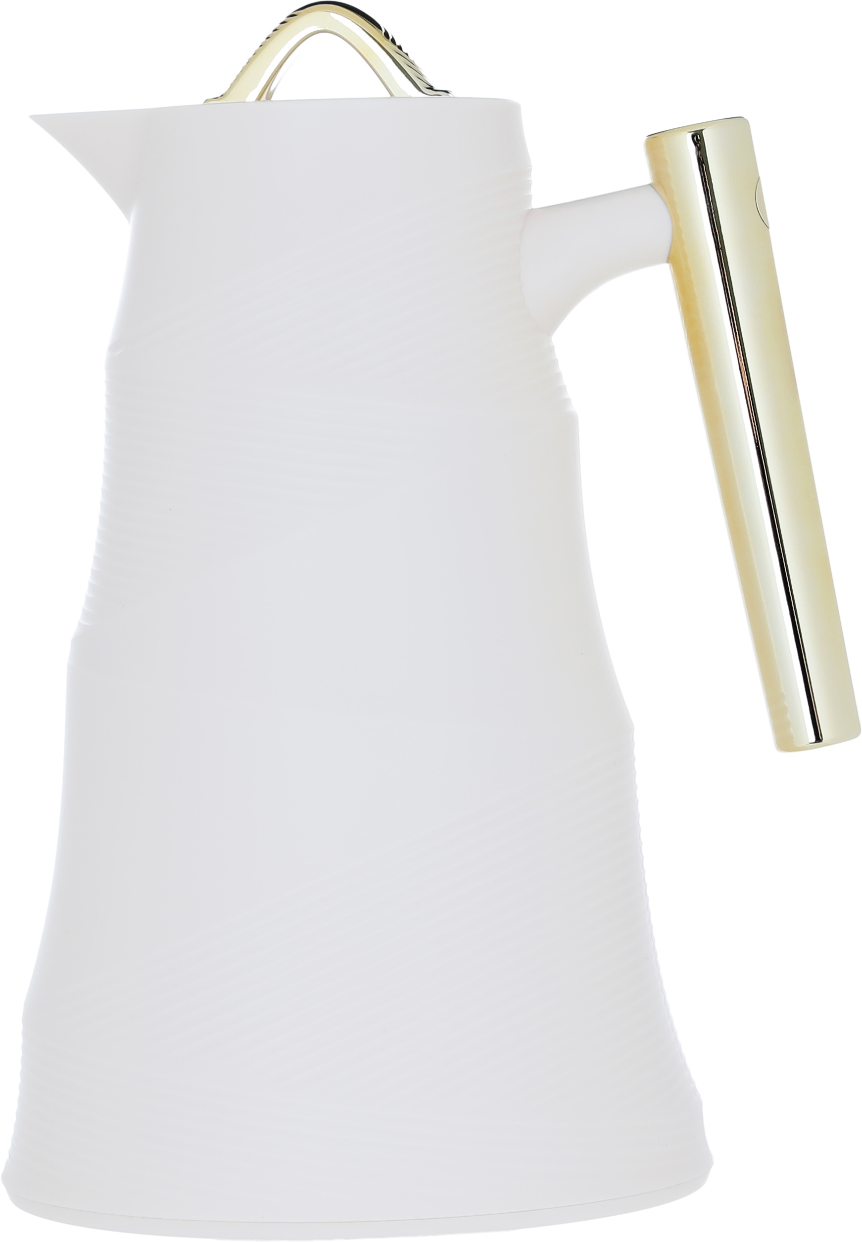 Bamboo Glory thermos, 1 liter, glass inner container, plastic outer shell - white product image 1