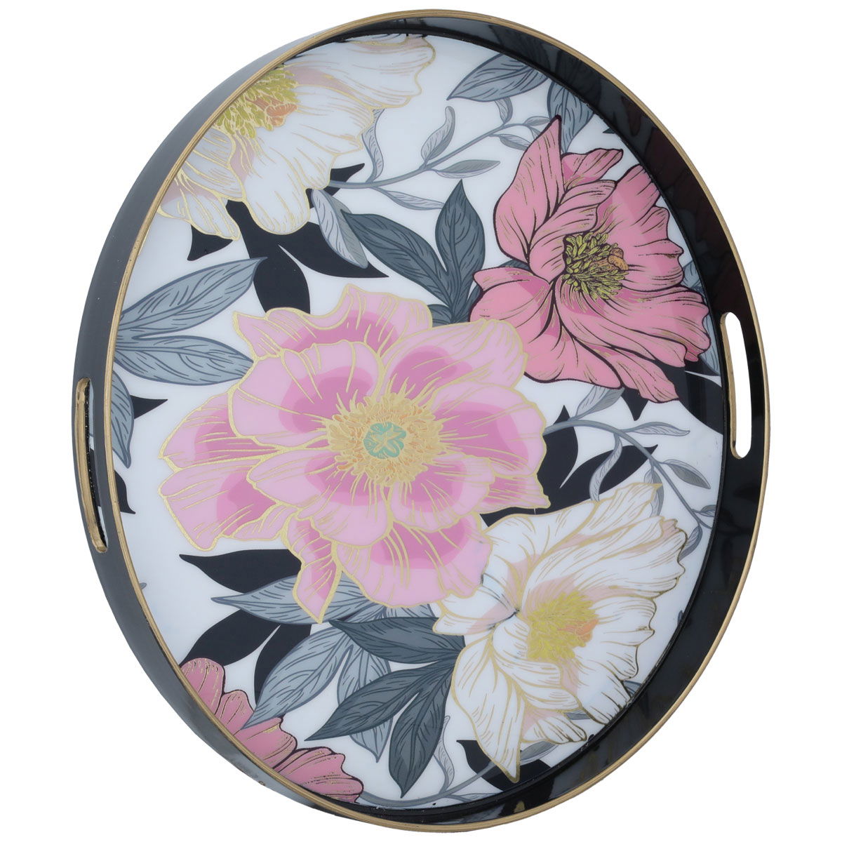 صينية تقديم أكريليك السيف غاليري، 45.5x45.5x4.1 سم، دائري - متعدد الالوان product image 2