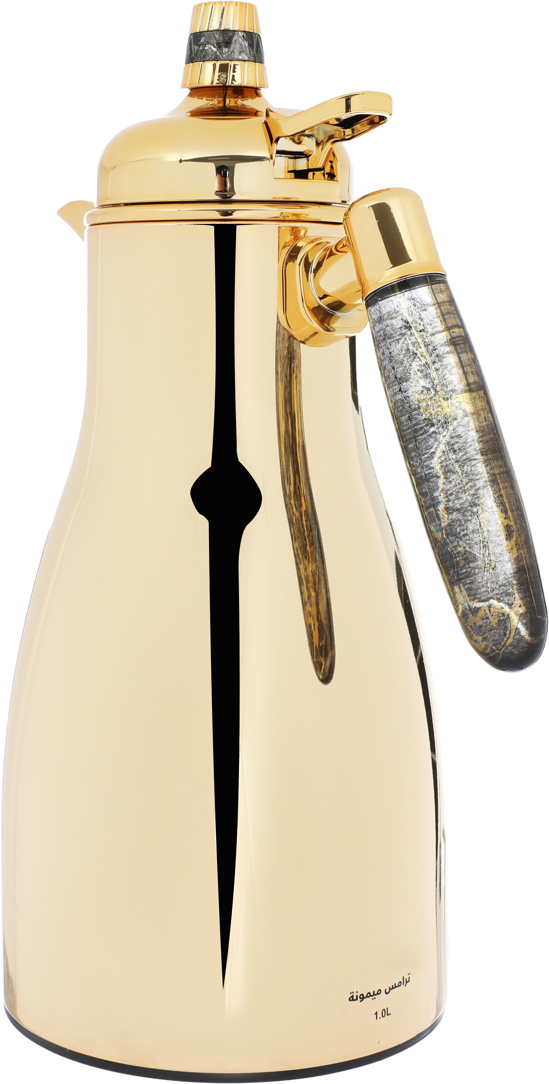 Al Saif Gallery Maimouna Steel thermos Set, 2 Pieces, 1/1 Liter - Gold product image 9