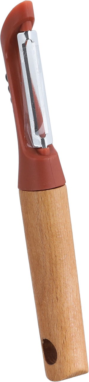 قشارة طعام متعددة الاستخدام استيل بلاستيك السيف غاليري، 17×3.5 سم، يد خشب - طوبي product image