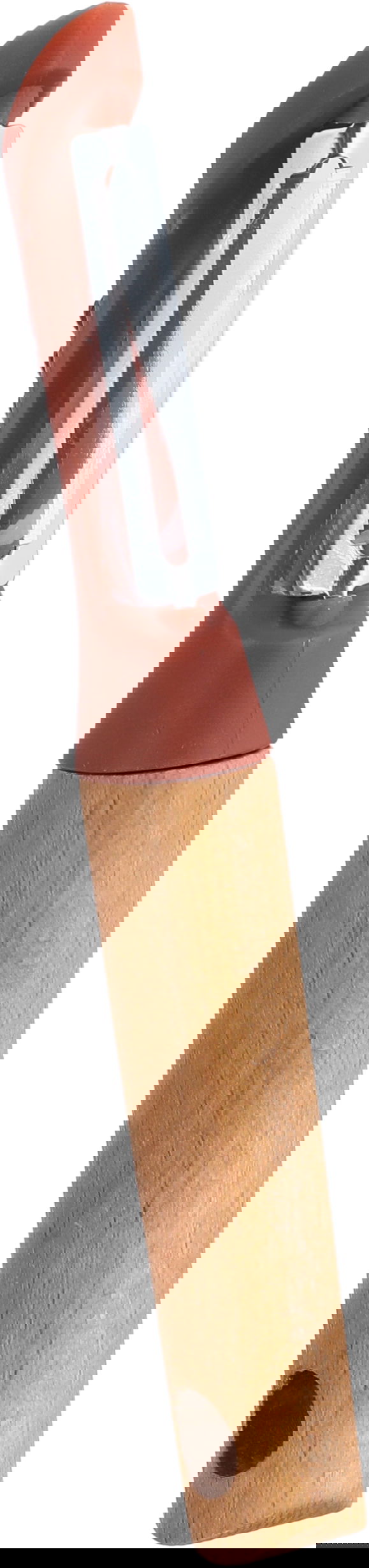 قشارة طعام متعددة الاستخدام استيل بلاستيك السيف غاليري، 17×3.5 سم، يد خشب - طوبي product image 1