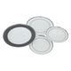 طقم سفرة بورسلان السيف غاليري، 65 قطعة - أبيض product image 4