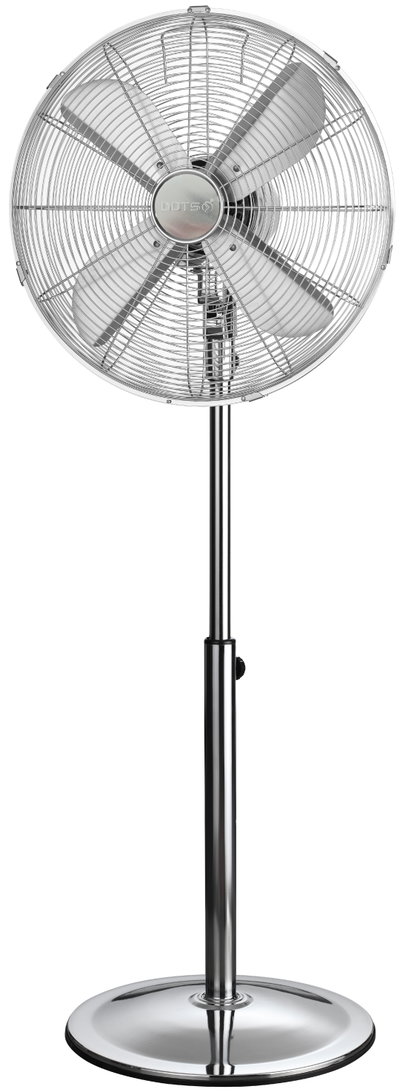 Dots TFS1669K49 Pedestal Fan, 16 Inch, 60W, 3 Speeds - Silver product image 1