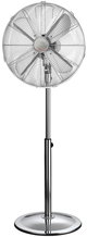 Dots TFS1669K49 Pedestal Fan, 16 Inch, 60W, 3 Speeds - Silver product image 1