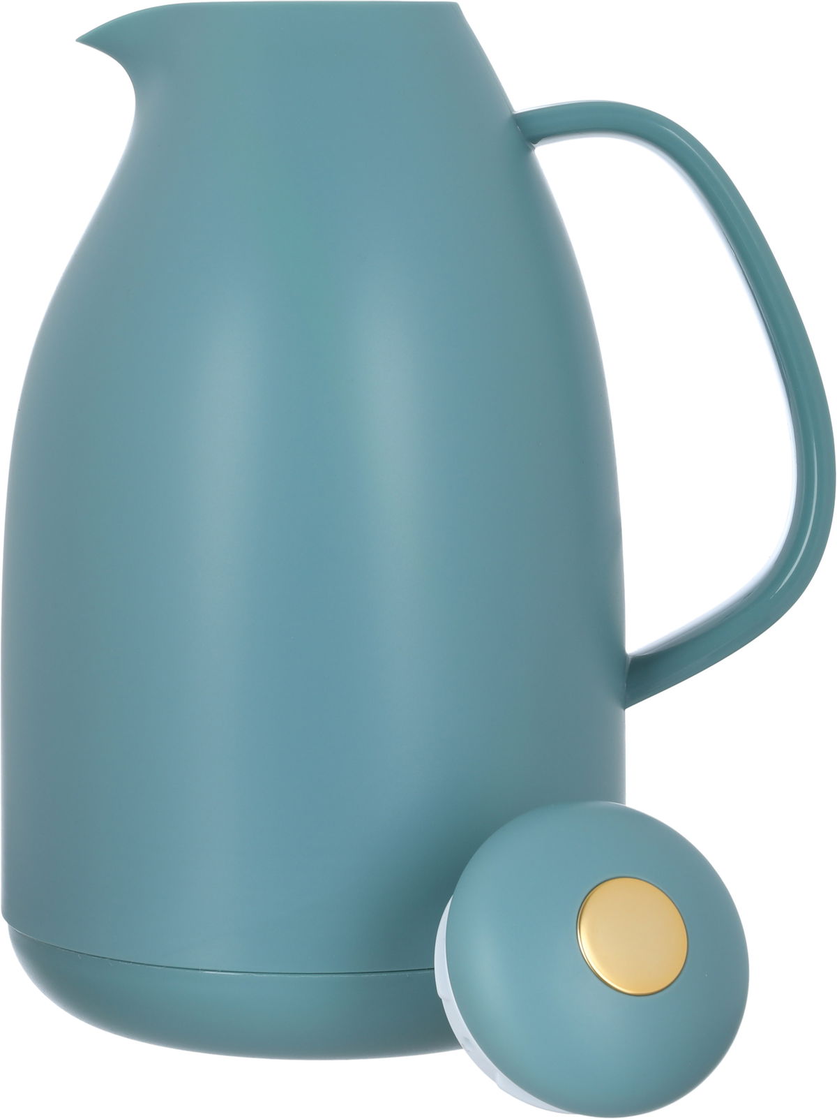 Al Saif Gallery thermos, 2 liters, thermal glass inner container, plastic outer shell - turquoise product image 3
