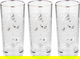 كاسات زجاج السيف غاليري، 200 مل، 3 قطع - شفاف product image 1