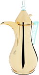 Al Saif Gallery thermos set, 1 liter, crystal handle, thermal glass inner case, steel outer case - gold product image 6