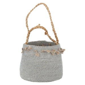 Al Saif Gallery Wicker Storage Basket, 10 cm - Grey product image 2
