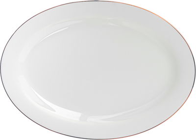 طقم تقديم سفرة بورسلان السيف غاليري، 86 قطعة - أبيض ذهبي product image 15