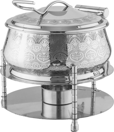 Al Saif Gallery Stainless Steel Food Warmer, 5 Liters - Silver product image 3