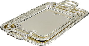 طقم طوفريات ستانلس ستيل السيف غاليري، 3 قطع، مقبض معدني - فضي لامع product image