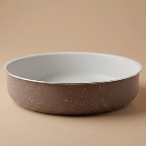 صينية فرن جرانيت روكي، دائري، 20 سم - بني product image