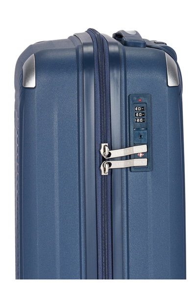 طقم شنط سفر بولي بروبيلين ليمرا، 3 مقاسات، 4 عجلات، بزاوية 360 درجة، LMA-PP514 - ازرق product image 5