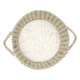 طوفرية تقديم خوص السيف غاليري، 40×40×8.6 سم، دائري - بيج أبيض product image 4