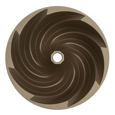 قالب كيك ألمنيوم روكي، 24x24x10 سم - ذهبي غامق product image 3