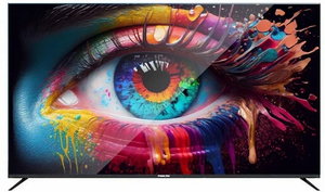 تلفزيون بدون اطار سمارت كيه ام سي، 85 بوصة، شاشة LED، 4K UHD، ريسيفر مدمج، ويب أو أس، 2 ريموت، KWS85U02 - اسود product image 2