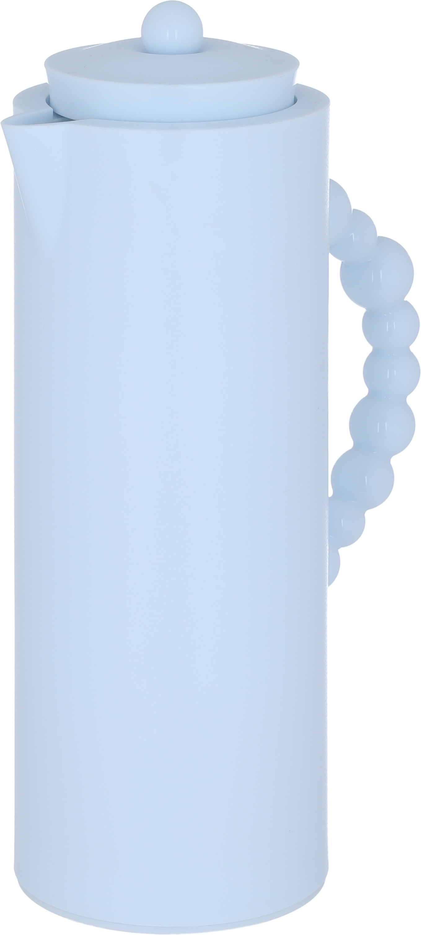 Al Saif Gallery Royal 7 glass thermos, 1 liter, glass inner container, plastic outer shell - cyan product image 2