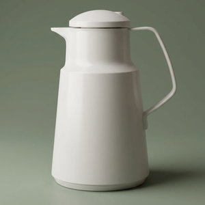 Rotpont glass thermos, 1 liter, plastic outer shell - white product image