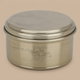 Al Saif Gallery steel box, 11 x 11 x 6 cm, round, lid - gold product image 1