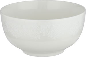 Trust Porcelain Dinnerware Set, 24 Pieces, Embossed - White product image 2