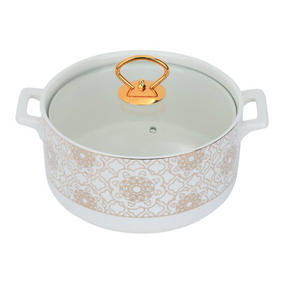 Al Saif Gallery porcelain soup set, 16 pieces, gold-white stand product image 6