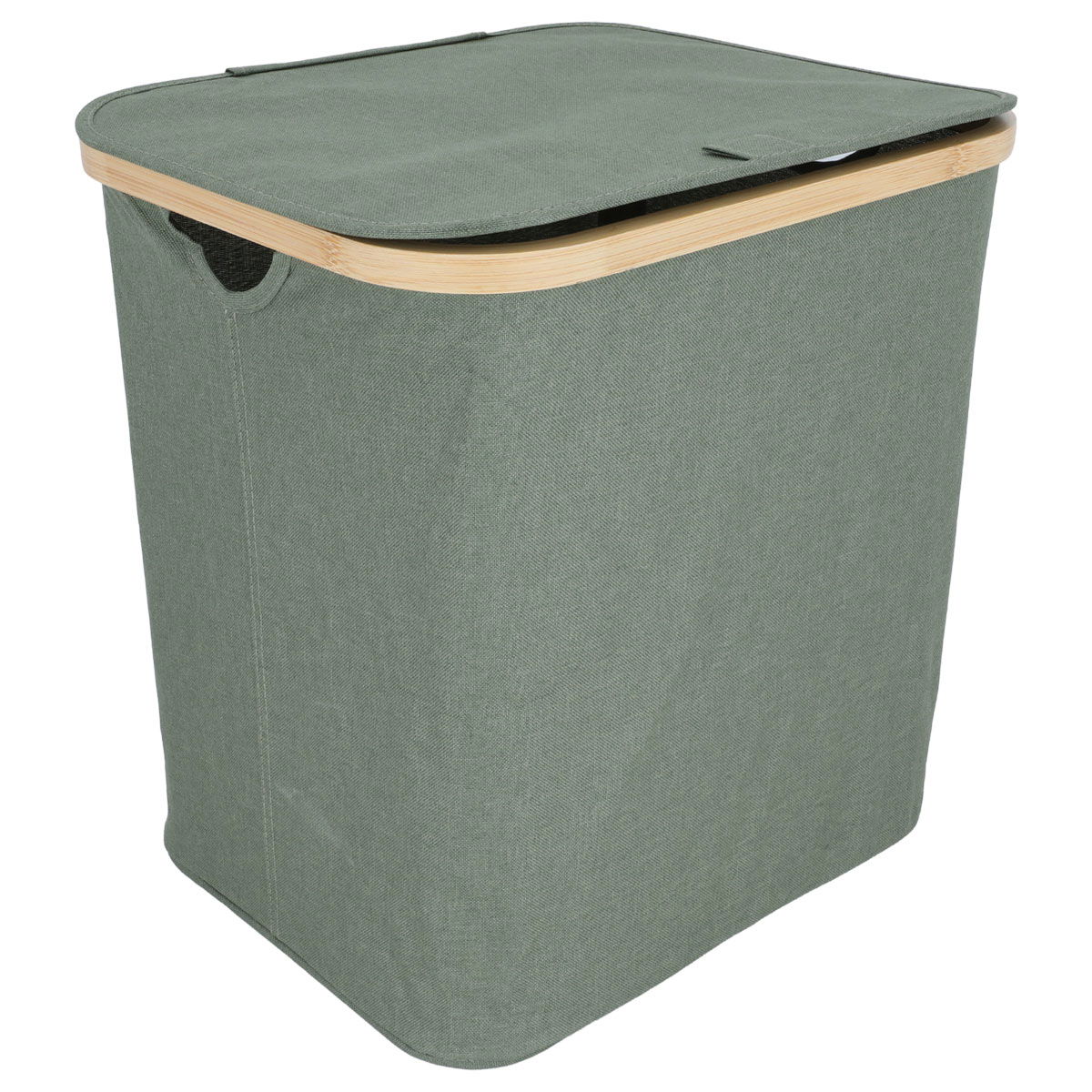 سلة غسيل قماش السيف غاليري، مستطيل، غطاء - أخضر product image 1