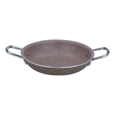 Al Saif Gallery granite frying pan, 14 cm, steel handles - brown product image 3
