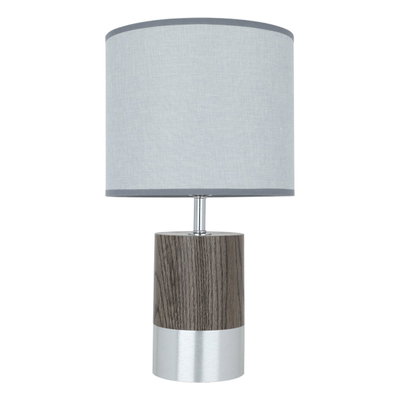 اباجوة خشب السيف غاليري، 1 لمبة - رمادي product image 1