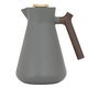 ترمس امادا إفرست، 1لتر، حافظة داخلية زجاج حراري، يد خشبي - رمادي غامق product image 1